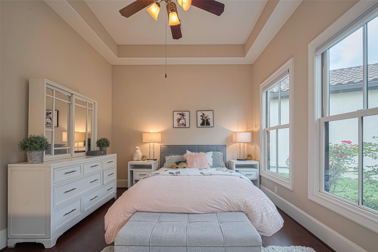 Bedroom, Interior, Wood Texture Flooring