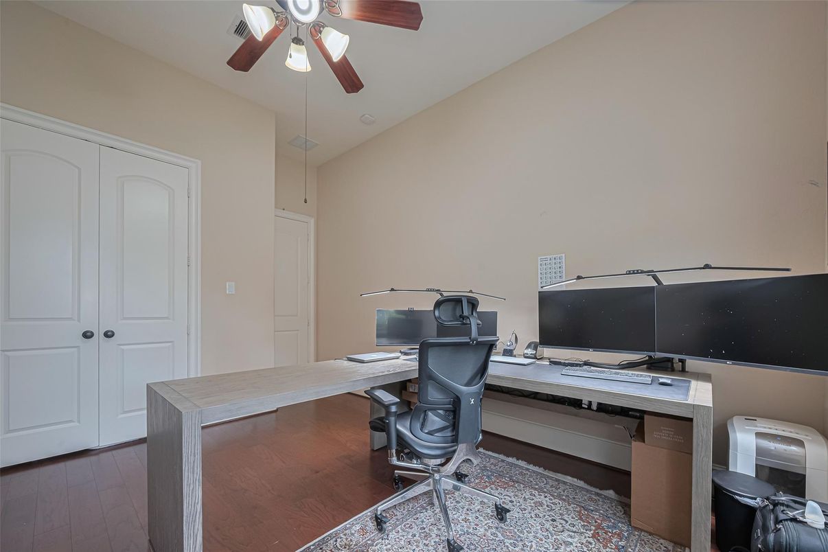 Home Office, Interior, Wood Texture Flooring