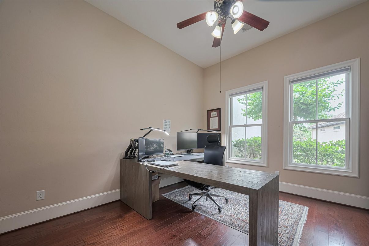 Home Office, Interior, Wood Texture Flooring