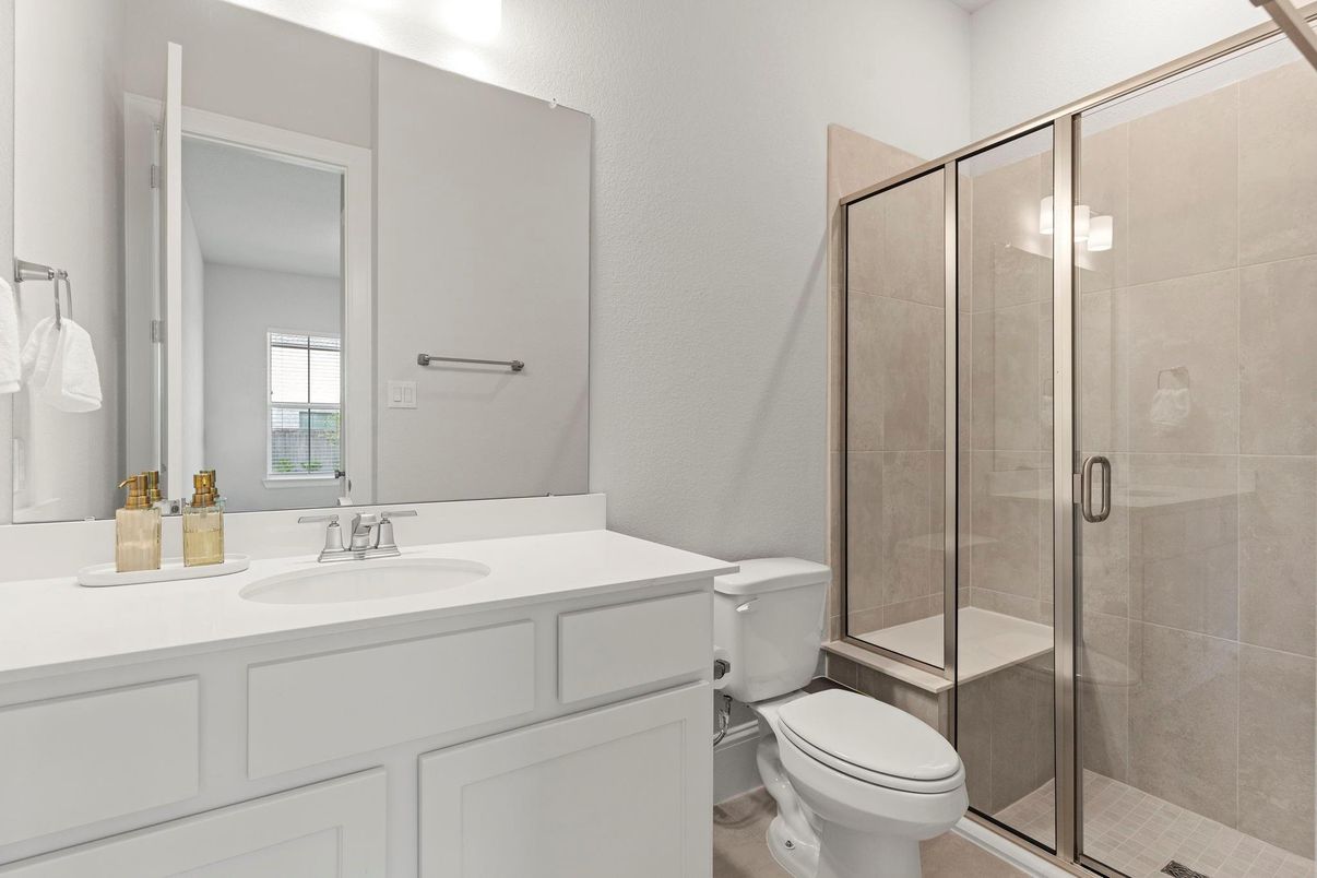 Bathroom, Glass Shower, Interior