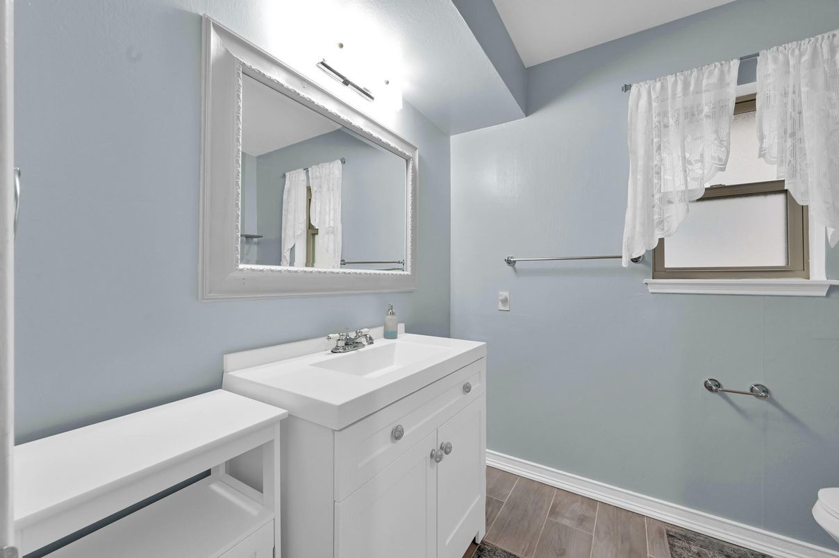 Bathroom, Interior, Wood Texture Flooring