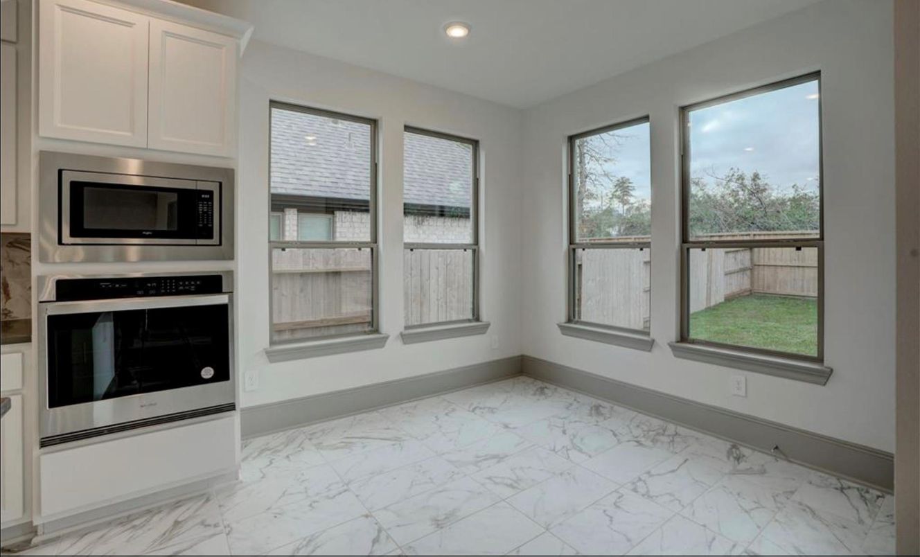Interior, Kitchen, Marble, Recessed Lighting, Stainless Steel Appliances