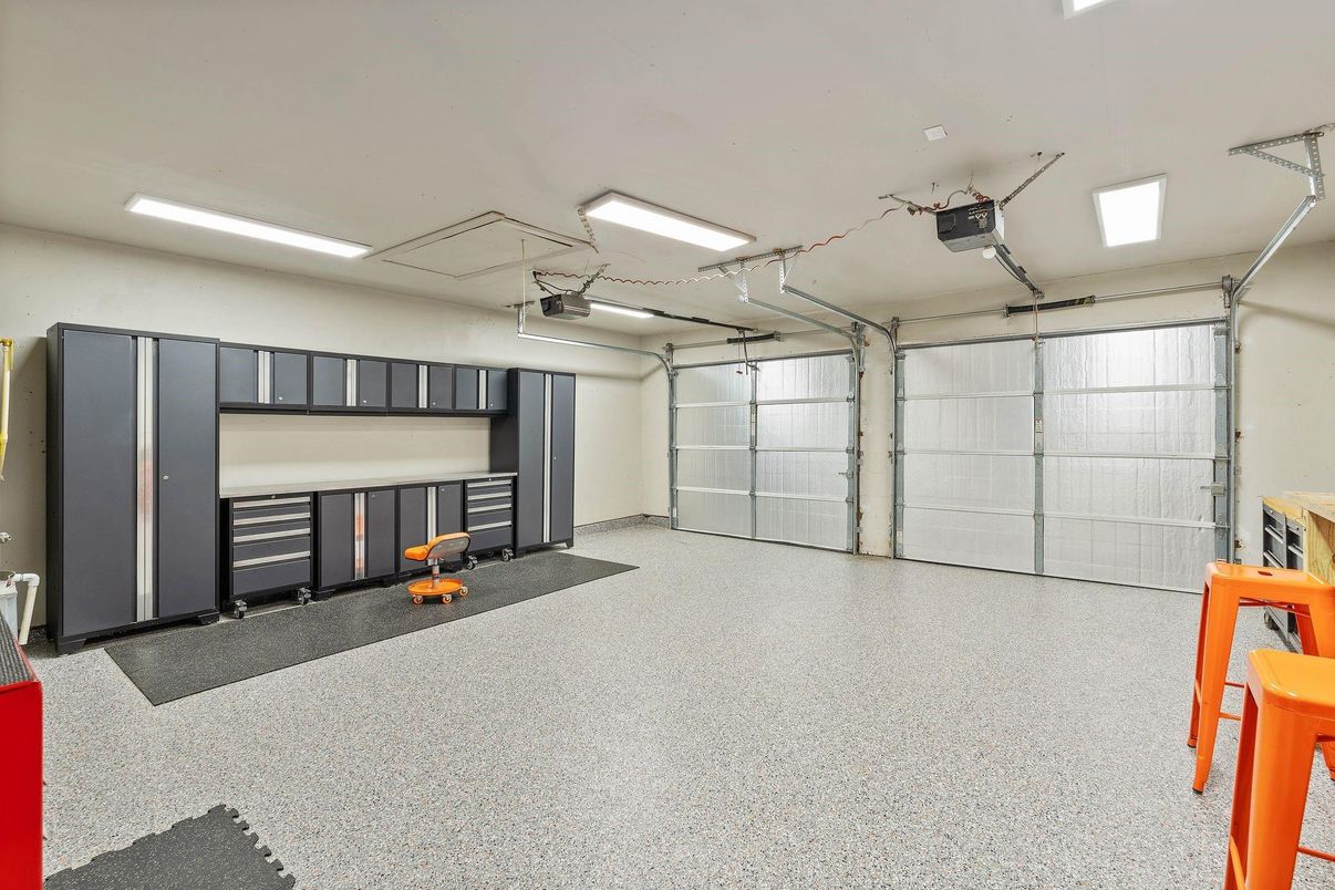 Garage, Interior, Recessed Lighting
