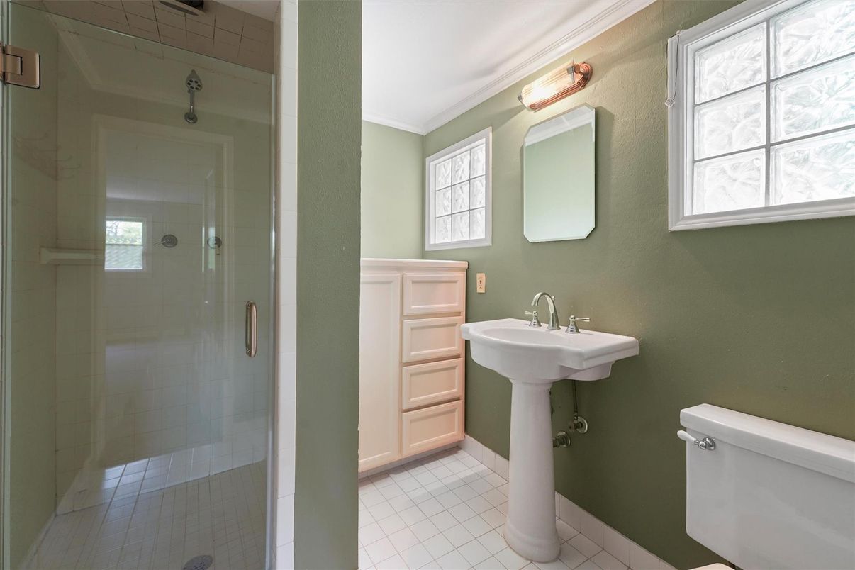 Bathroom, Glass Shower, Interior