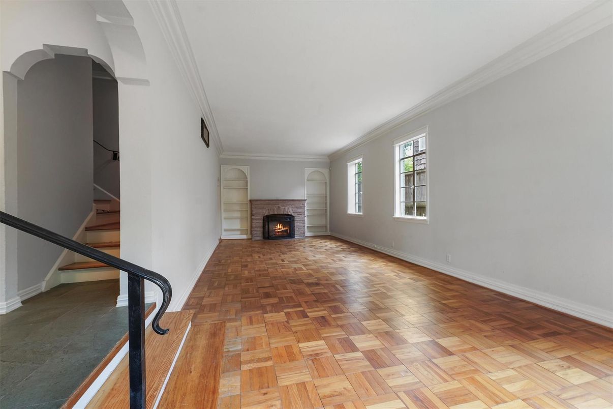 Fireplace, Interior, Wood Texture Flooring