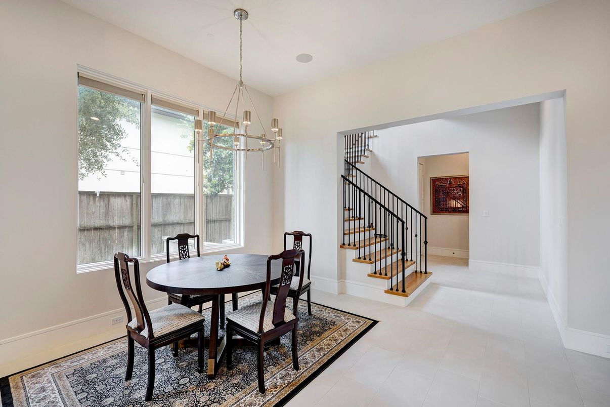 Dining room, Interior, Pendant Lights