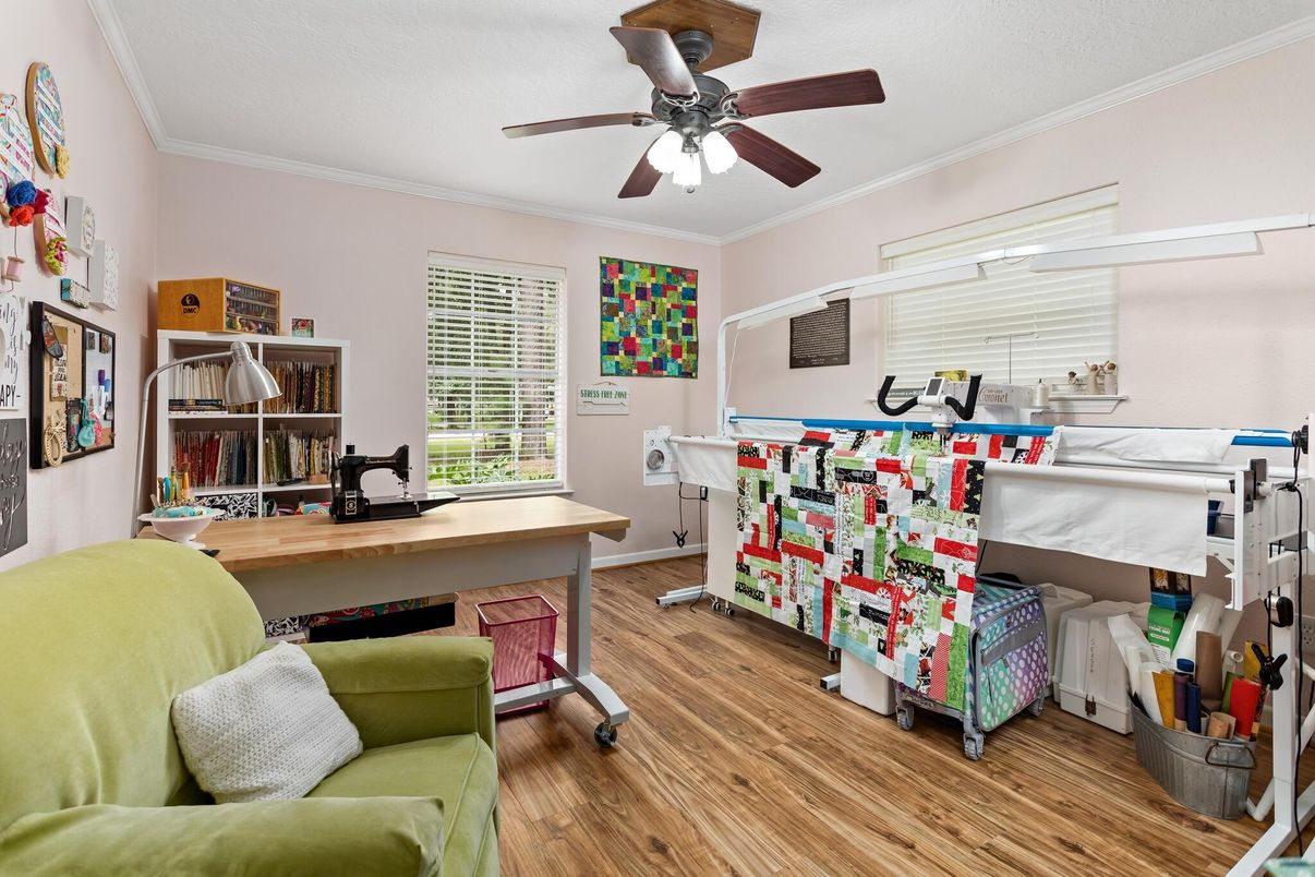 Home Office, Interior, Wood Texture Flooring
