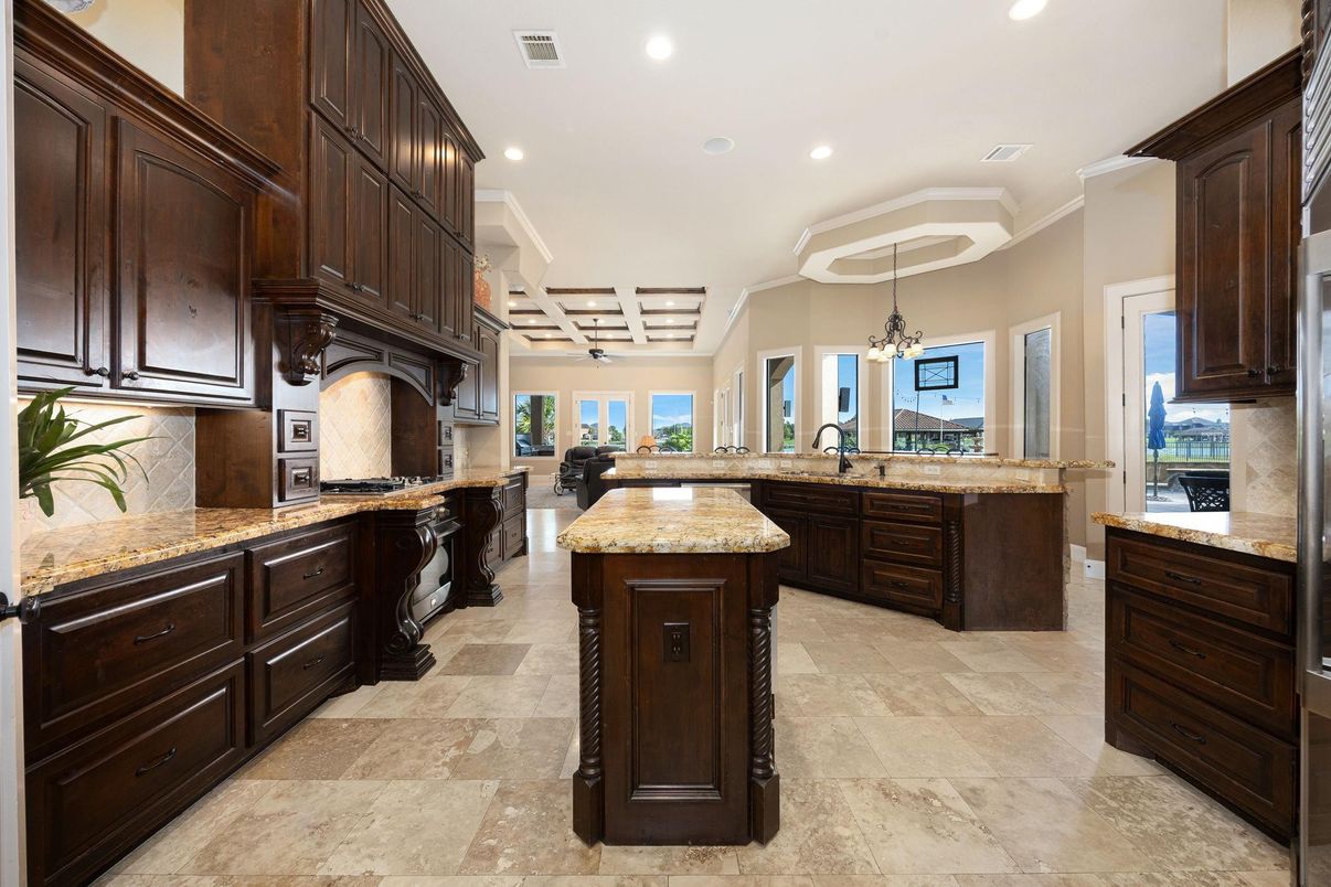 Chandelier, Interior, Kitchen, Pendant Lights, Recessed Lighting