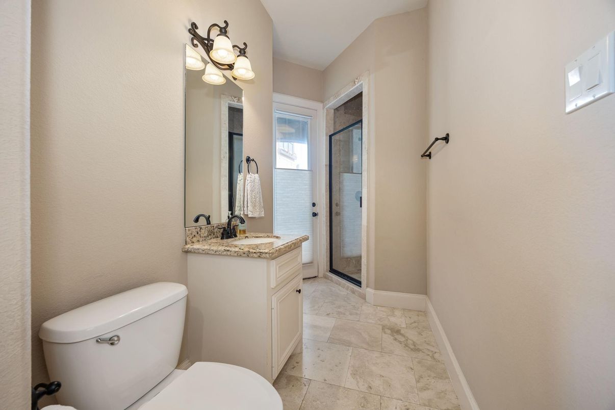 Bathroom, Glass Shower, Interior