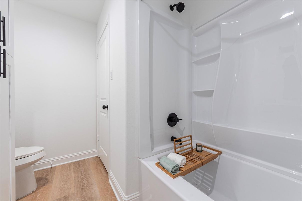 Bathroom, Interior, Wood Texture Flooring