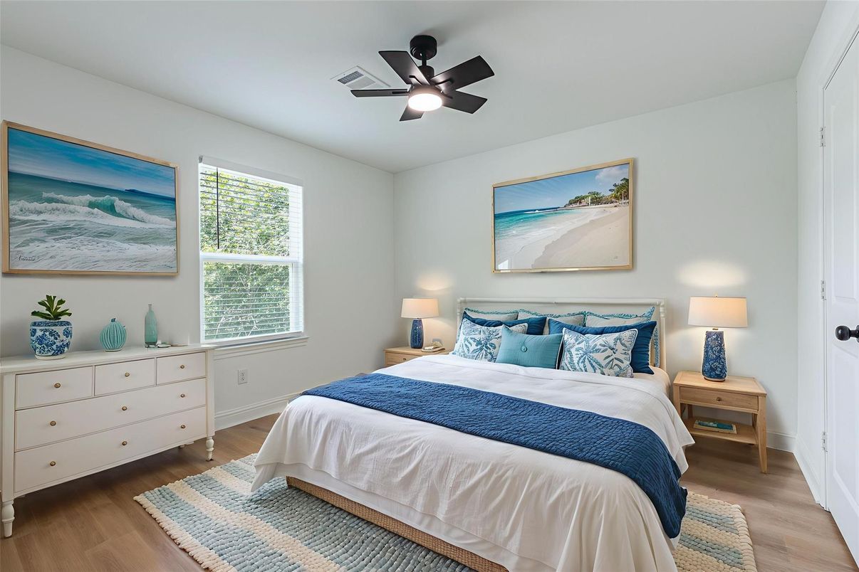 Bedroom, Interior, Wood Texture Flooring