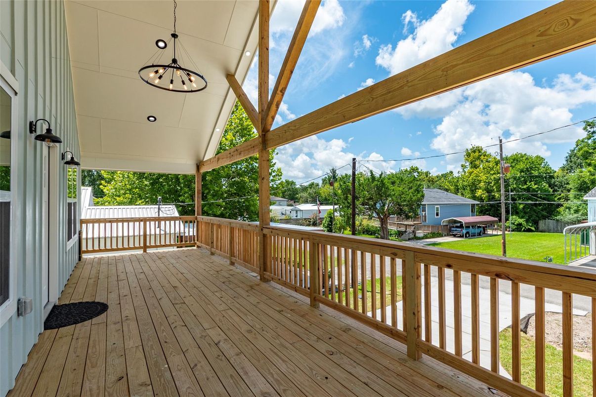 Exterior, Wood Texture Flooring