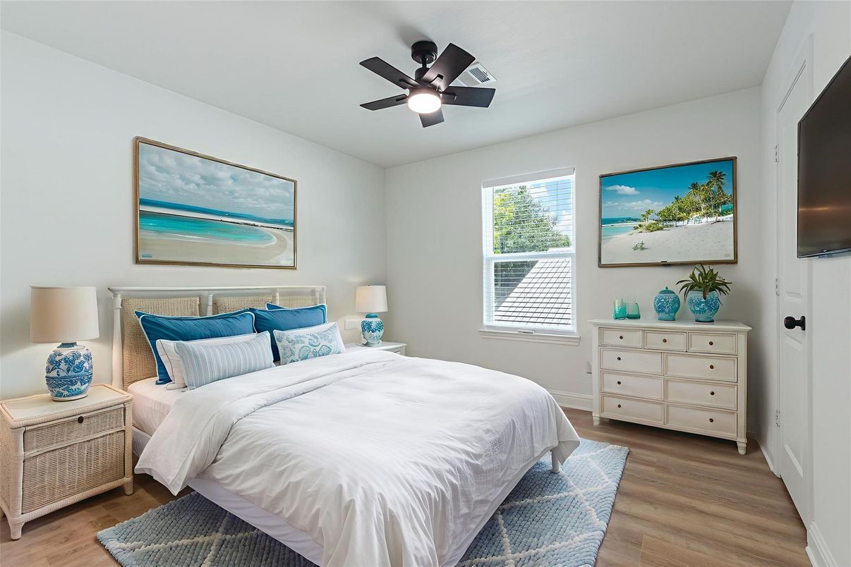 Bedroom, Interior, Wood Texture Flooring