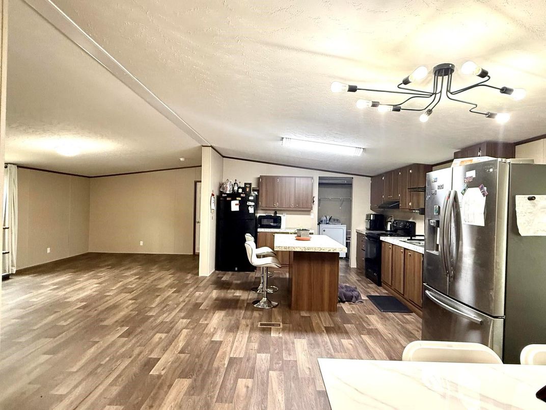 Interior, Kitchen, Wood Texture Flooring