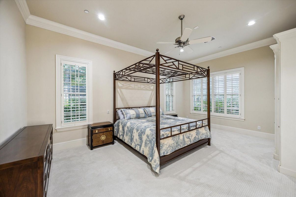 Bedroom, Interior, Recessed Lighting