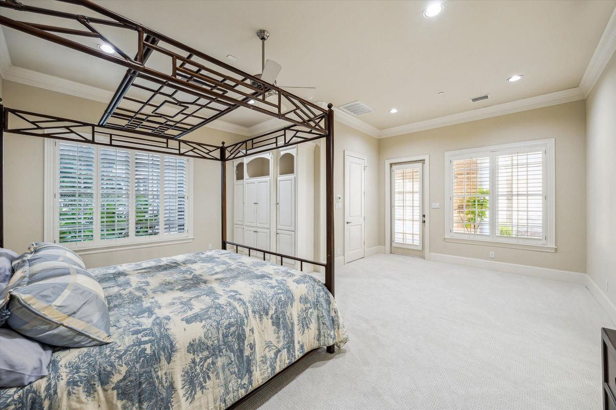 Bedroom, Interior, Recessed Lighting