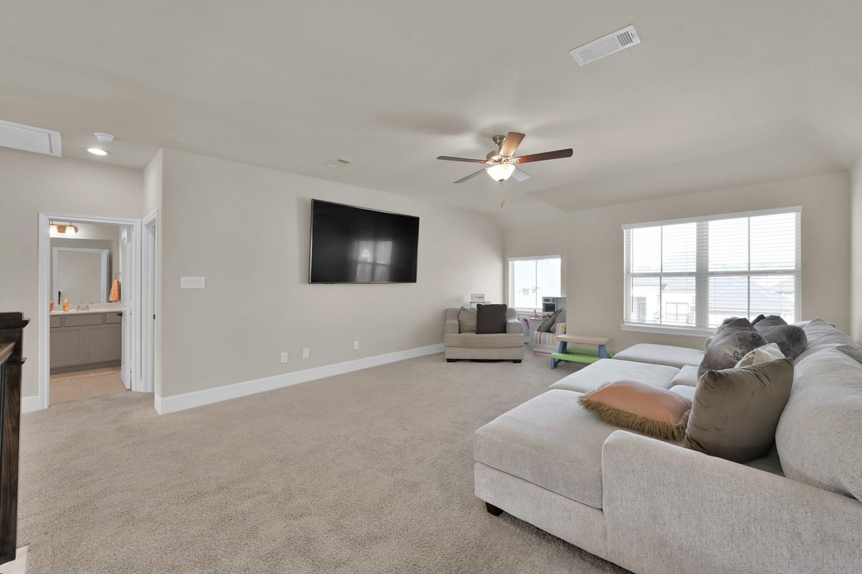 Interior, Living room, Recessed Lighting
