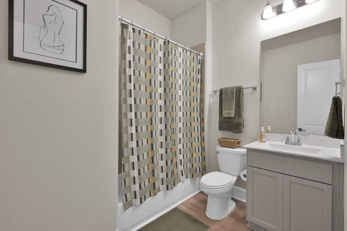 Bathroom, Interior, Wood Texture Flooring