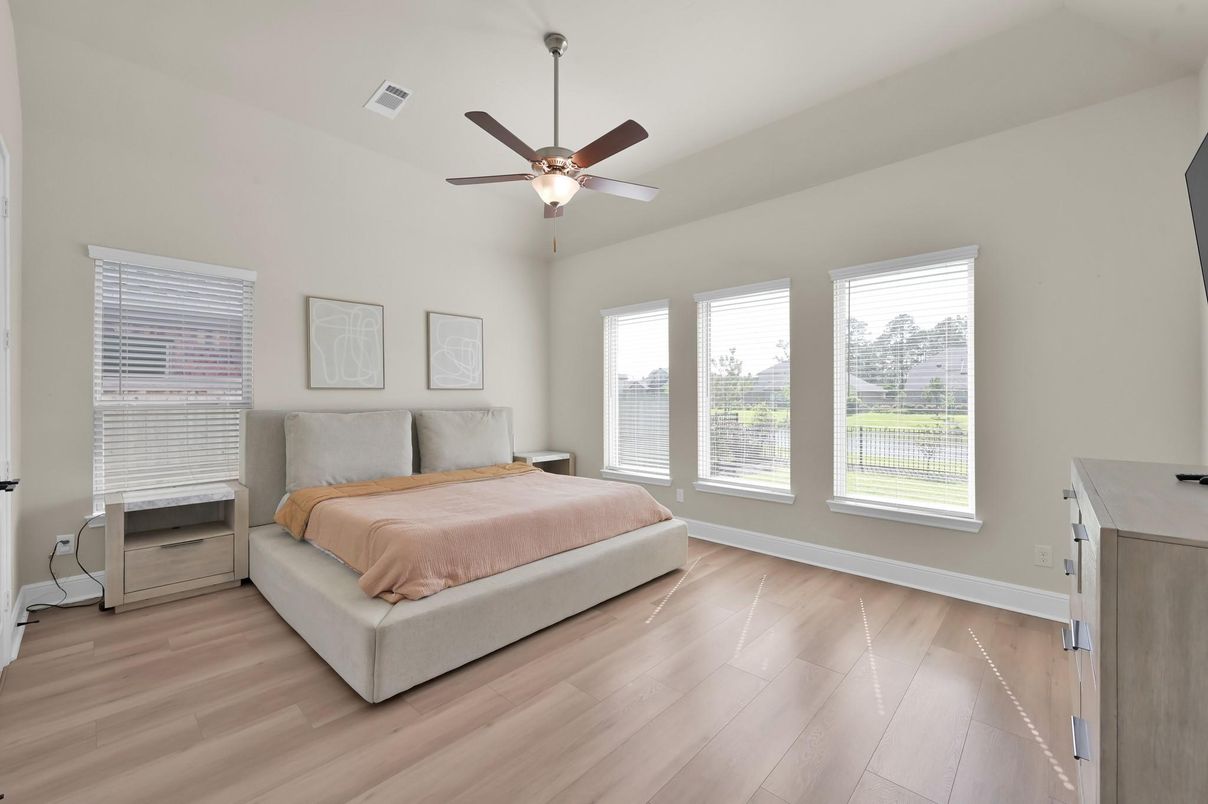 Bedroom, Interior, Wood Texture Flooring
