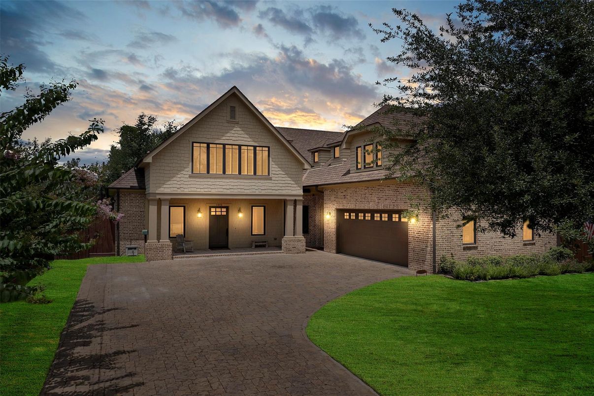 Attached, Exterior, Facade, Brick Facade, Farmhouse