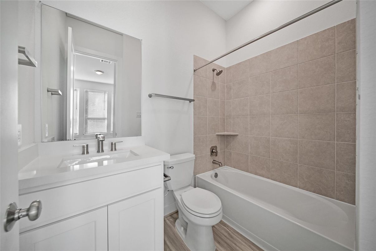 Bathroom, Interior, Wood Texture Flooring