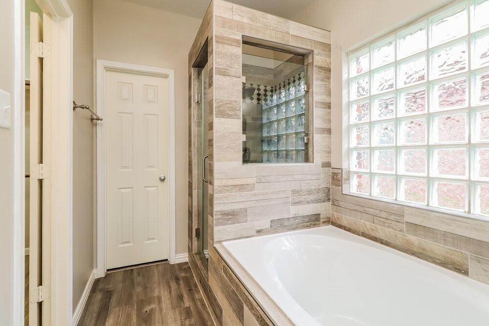 Bathroom, Interior, Wood Texture Flooring