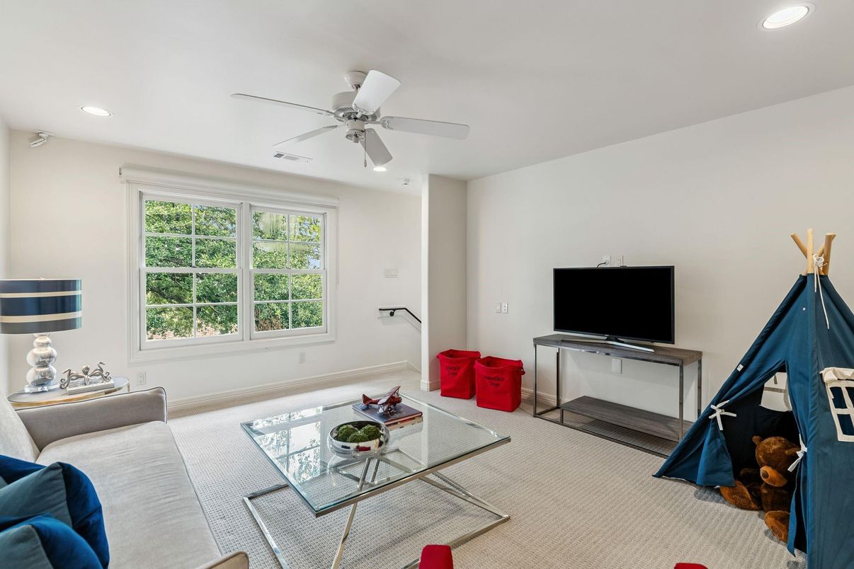 Interior, Living room, Recessed Lighting