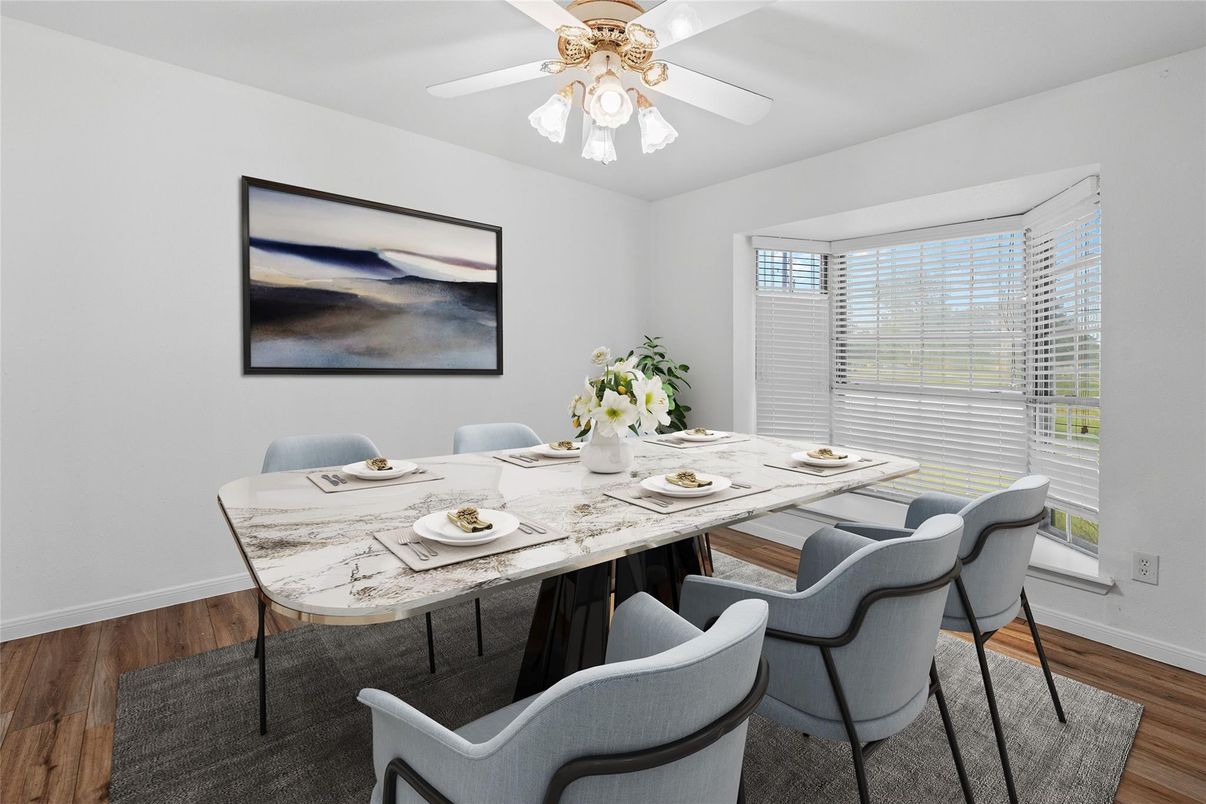Dining room, Interior, Wood Texture Flooring