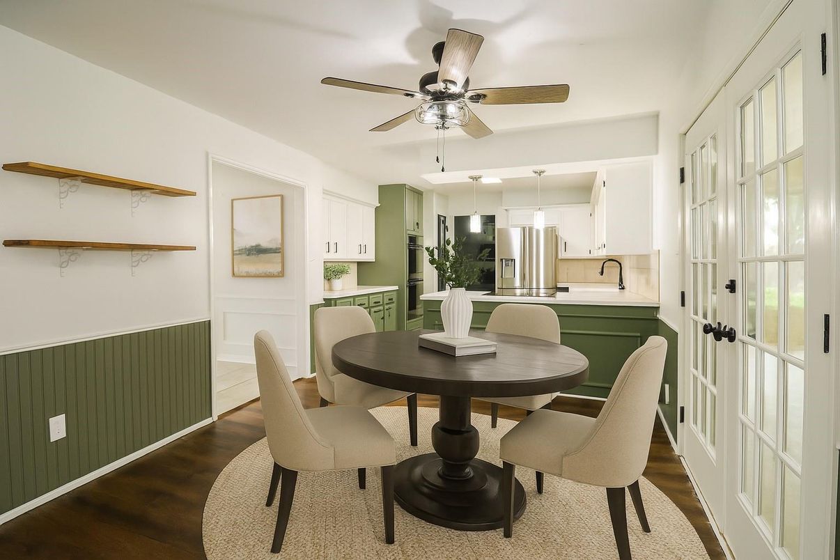 Dining room, Interior, Kitchen, Wood Texture Flooring