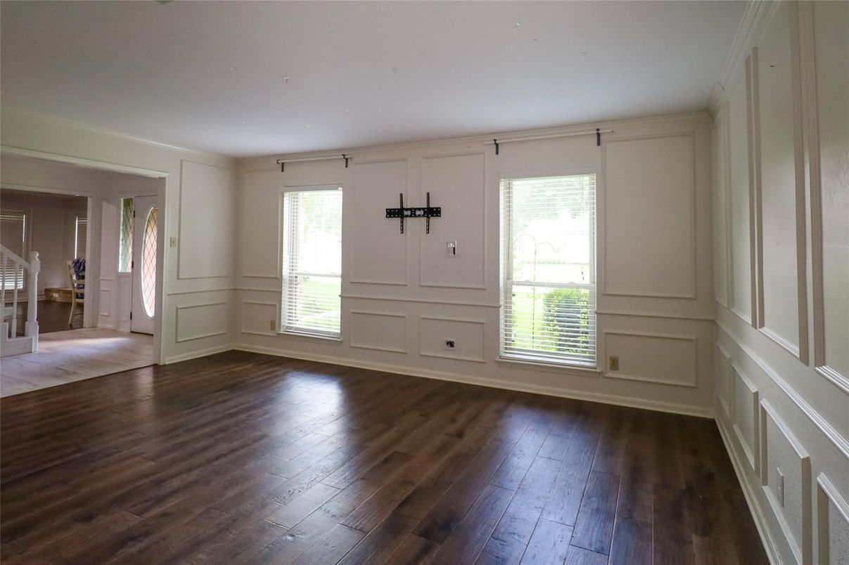Empty room, Interior, Wood Texture Flooring