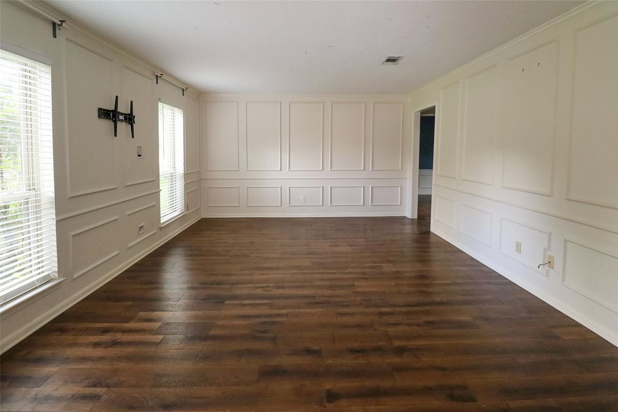 Empty room, Interior, Wood Texture Flooring