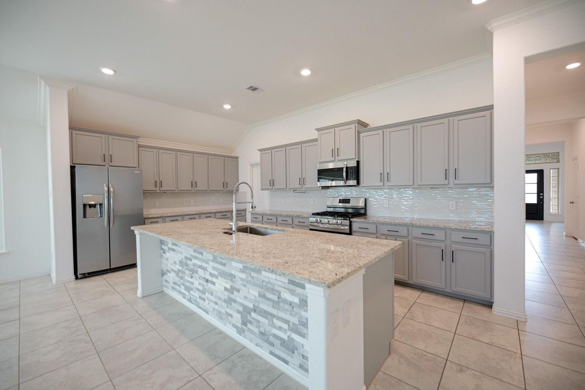 Interior, Kitchen, Recessed Lighting, Stainless Steel Appliances