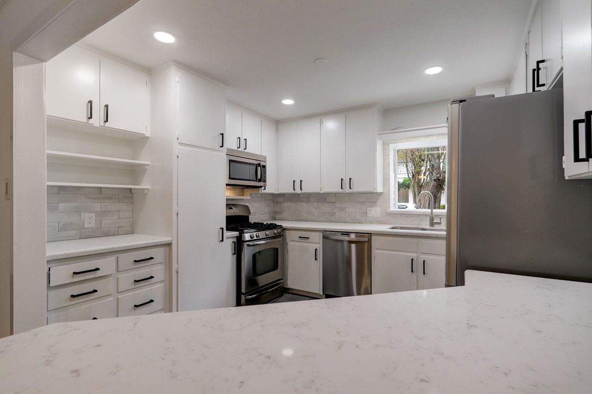 Interior, Kitchen, Recessed Lighting, Stainless Steel Appliances