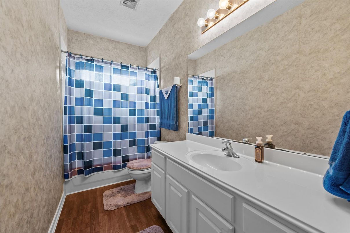 Bathroom, Interior, Wood Texture Flooring