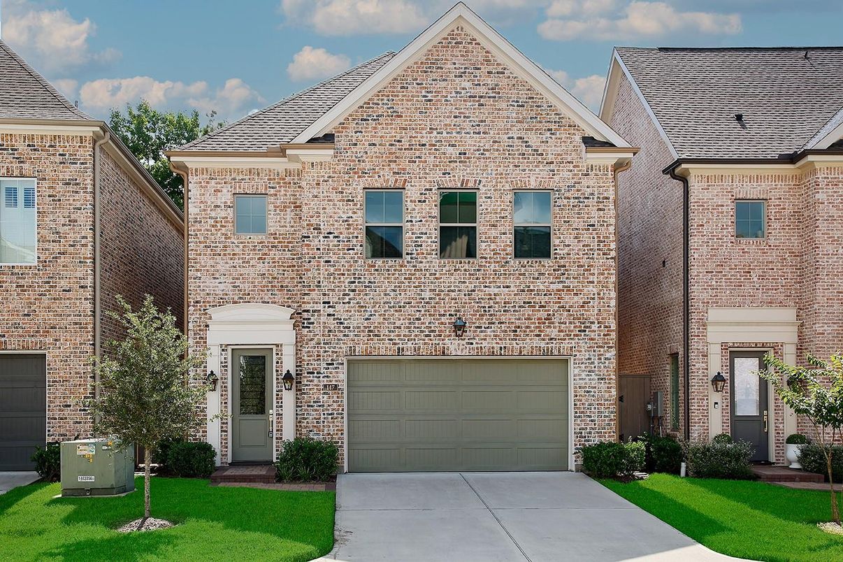 Attached, Exterior, Facade, Brick Facade, Brick Traditional