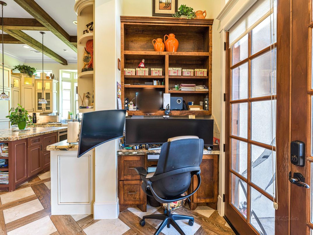 Home Office, Interior, Recessed Lighting