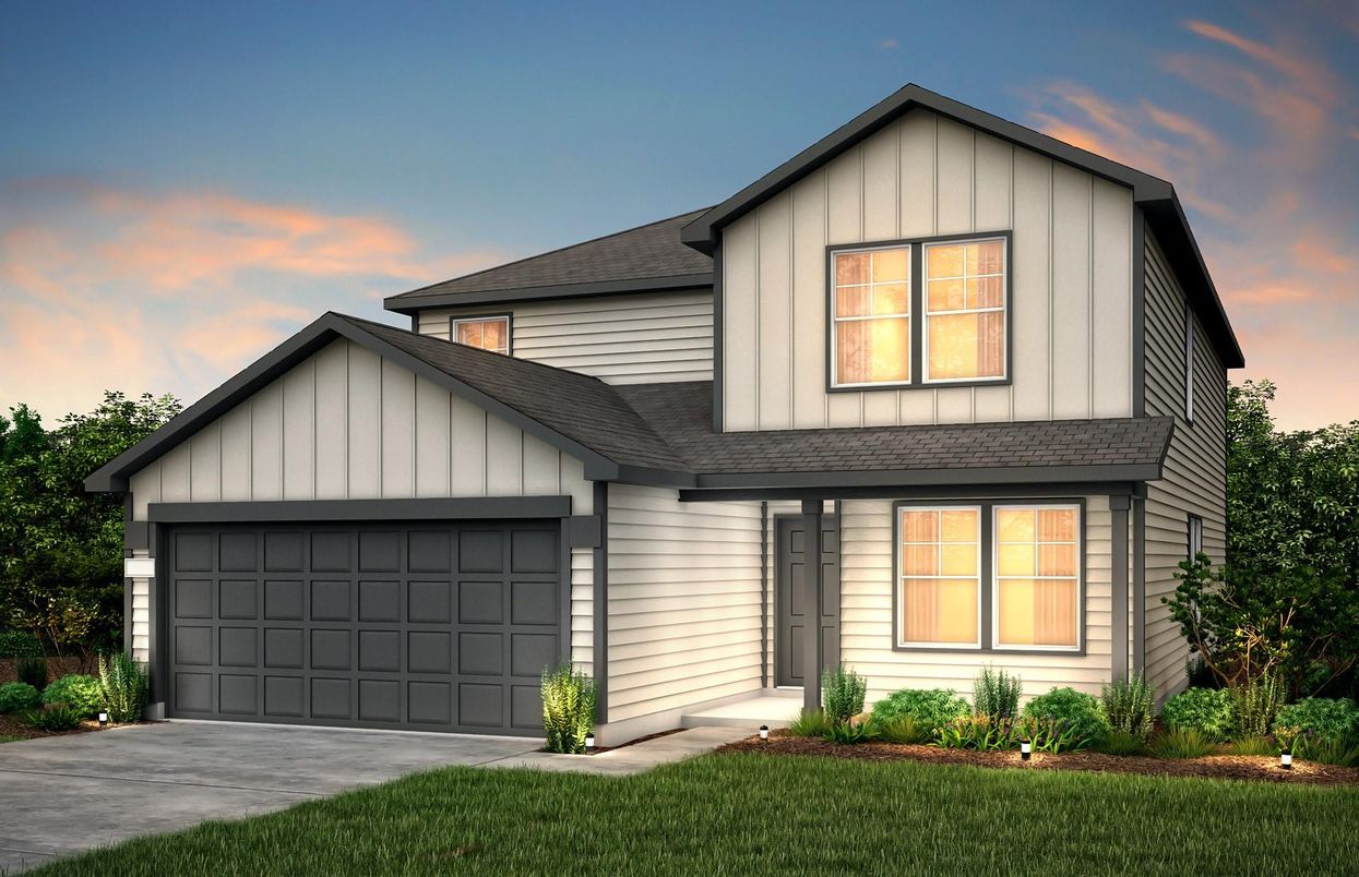 Attached, Exterior, Facade, Farmhouse
