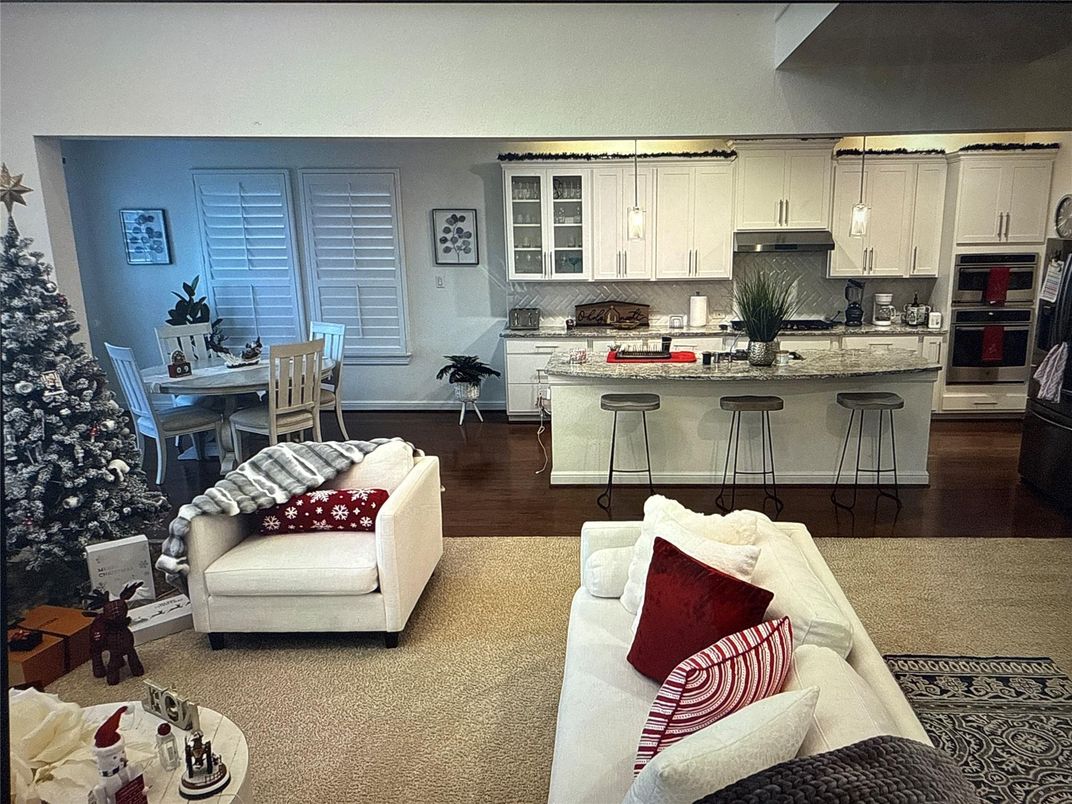 Dining room, Interior, Kitchen, Living room, Wood Texture Flooring
