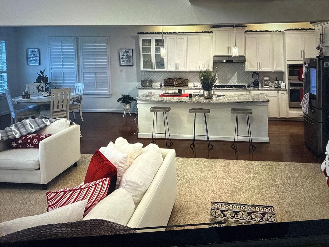 Dining room, Interior, Kitchen, Living room, Wood Texture Flooring