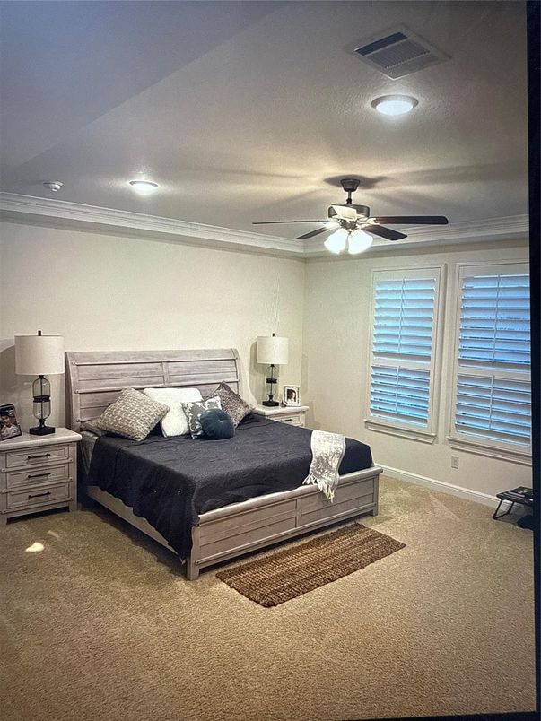 Bedroom, Interior, Recessed Lighting
