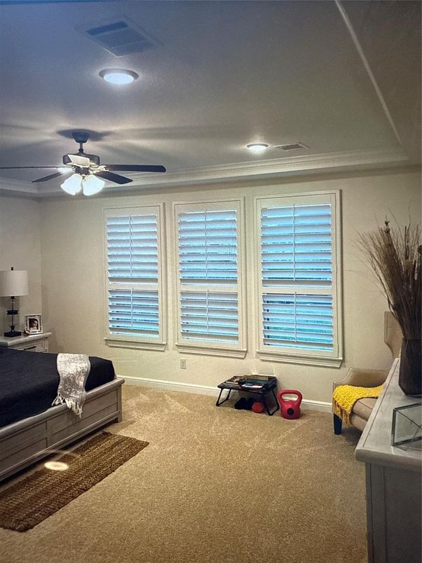 Bedroom, Interior, Recessed Lighting