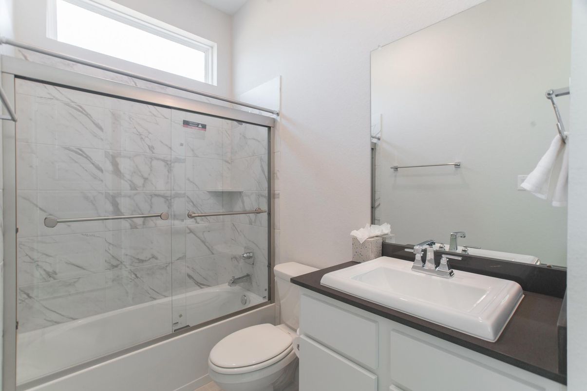 Bathroom, Glass Shower, Interior, Marble Walls