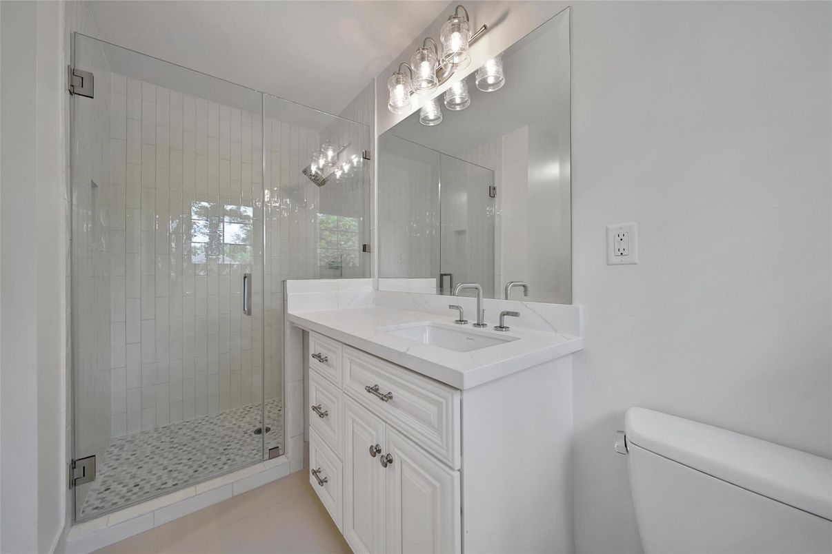 Bathroom, Glass Shower, Interior