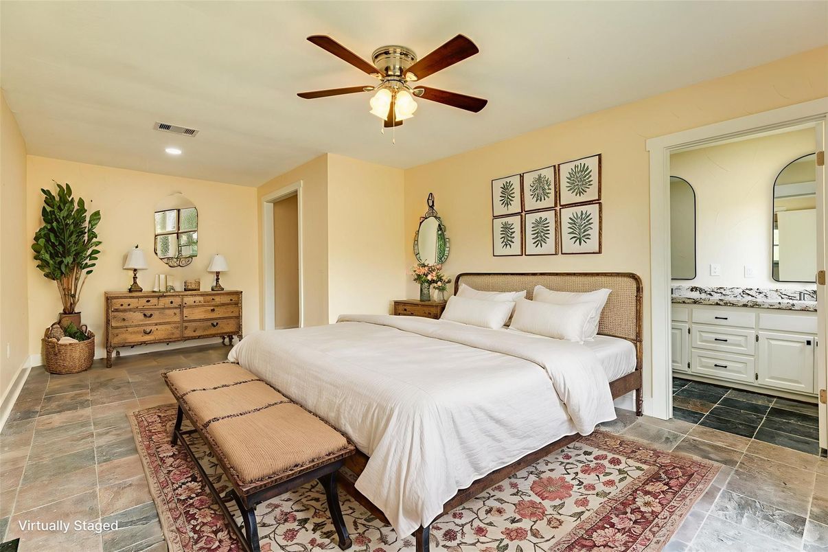 Bedroom, Interior, Recessed Lighting