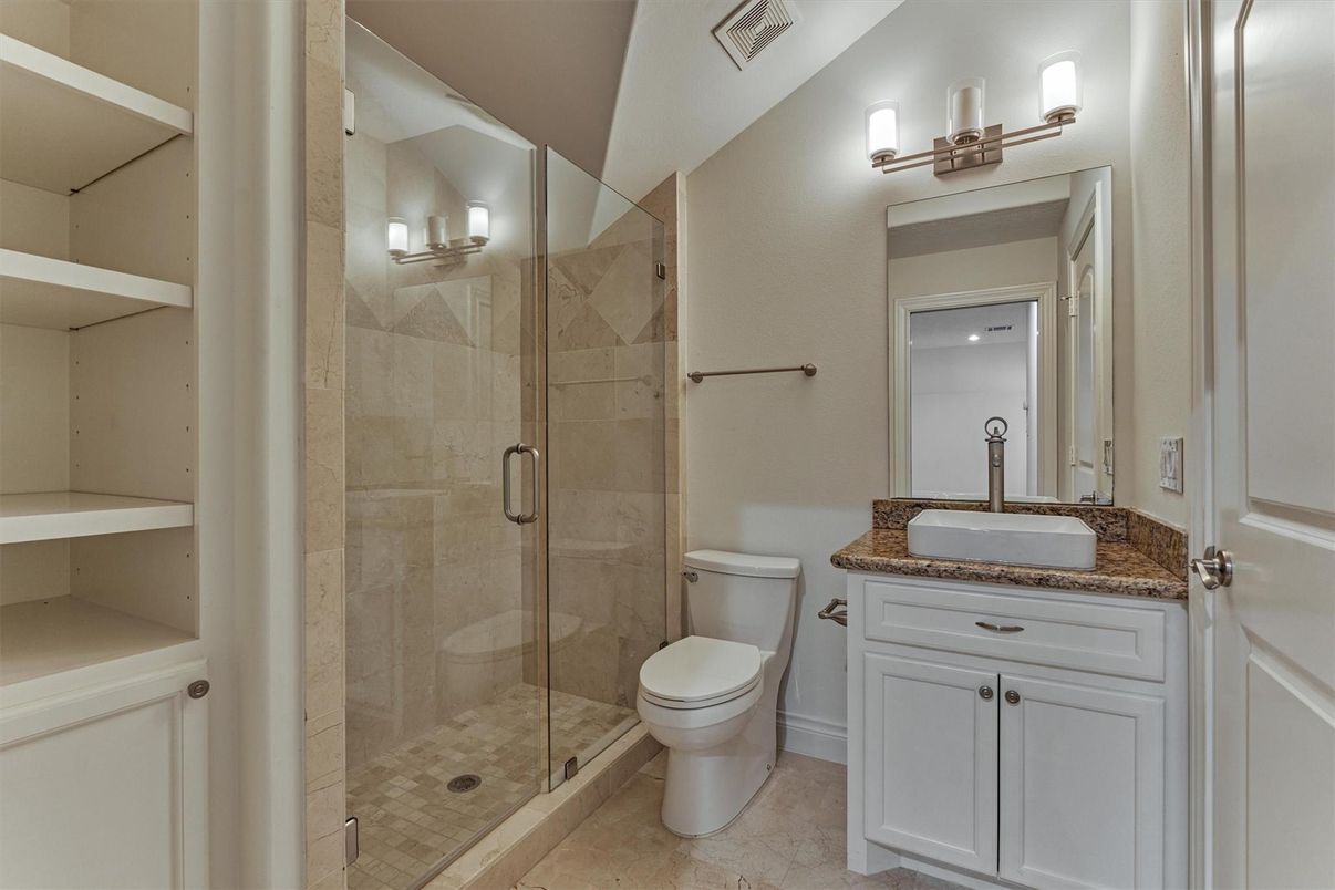 Bathroom, Glass Shower, Interior