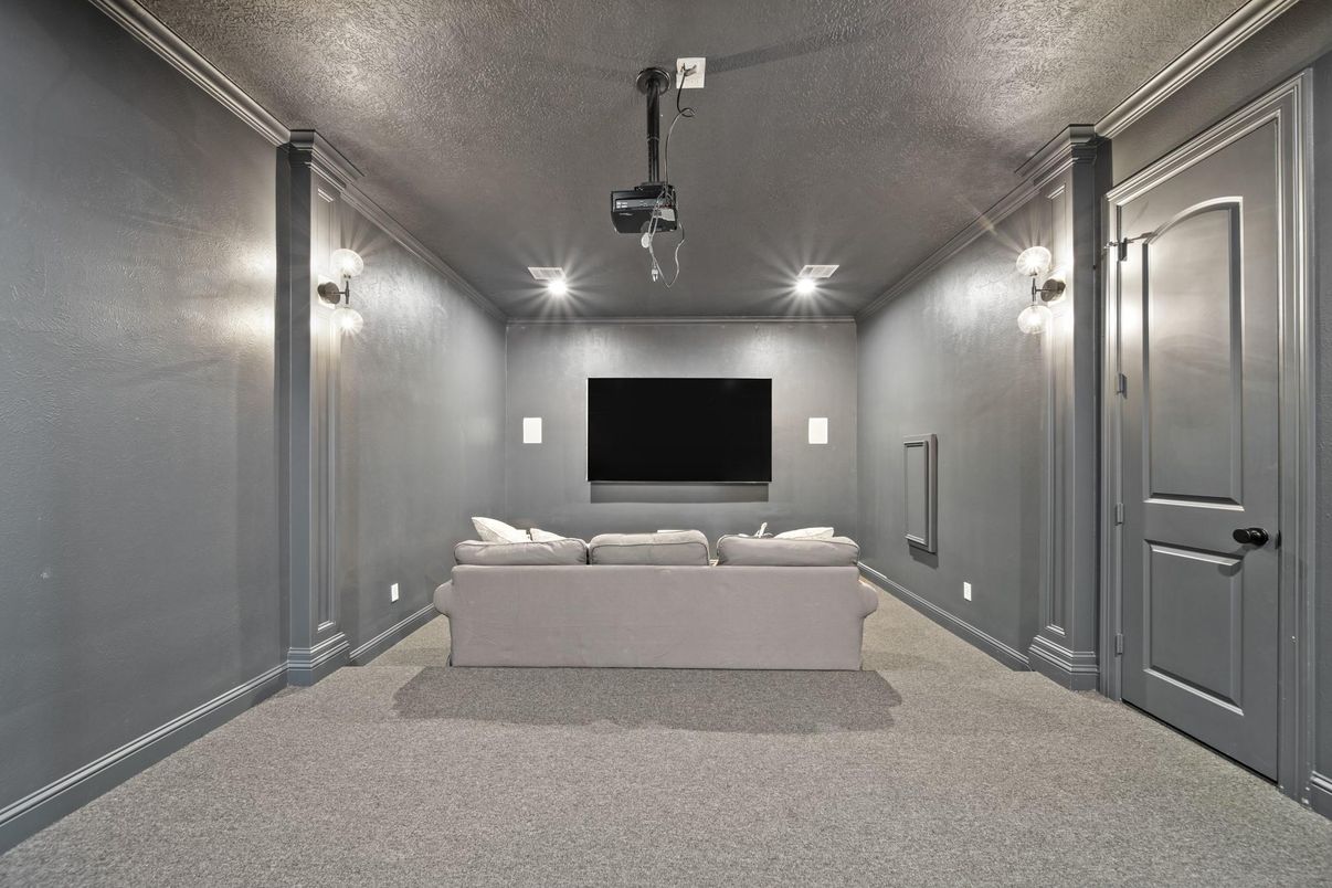 Interior, Living room, Projection Screen, Theatre Room