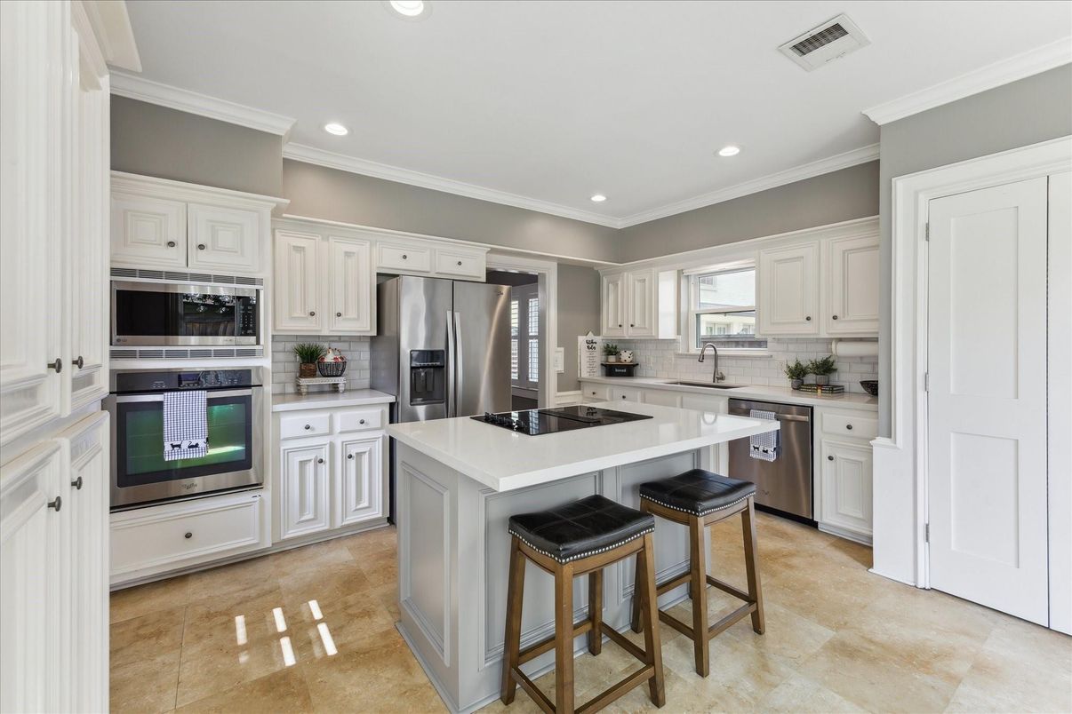 Interior, Kitchen, Recessed Lighting, Stainless Steel Appliances