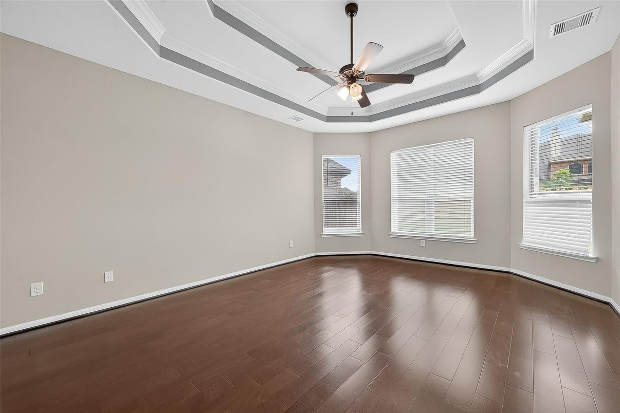 Empty room, Interior, Wood Texture Flooring