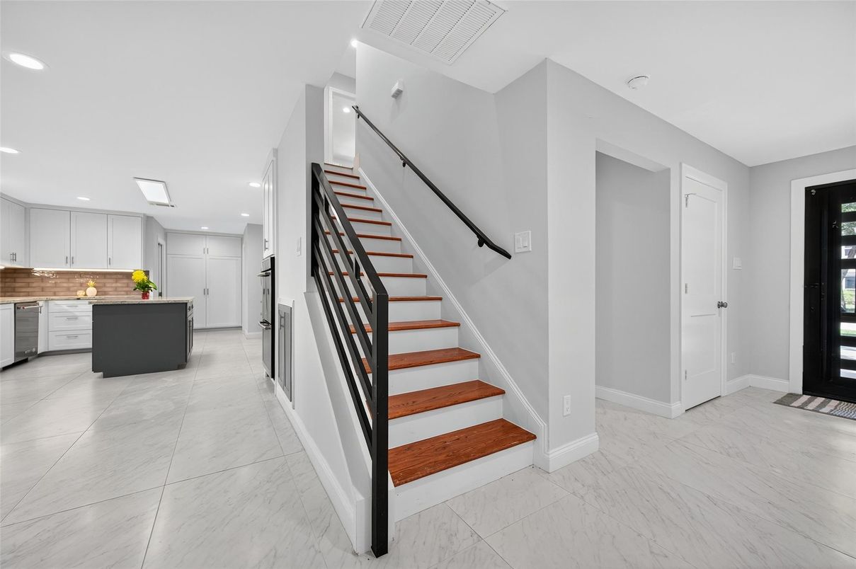 Interior, Kitchen, Marble, Recessed Lighting