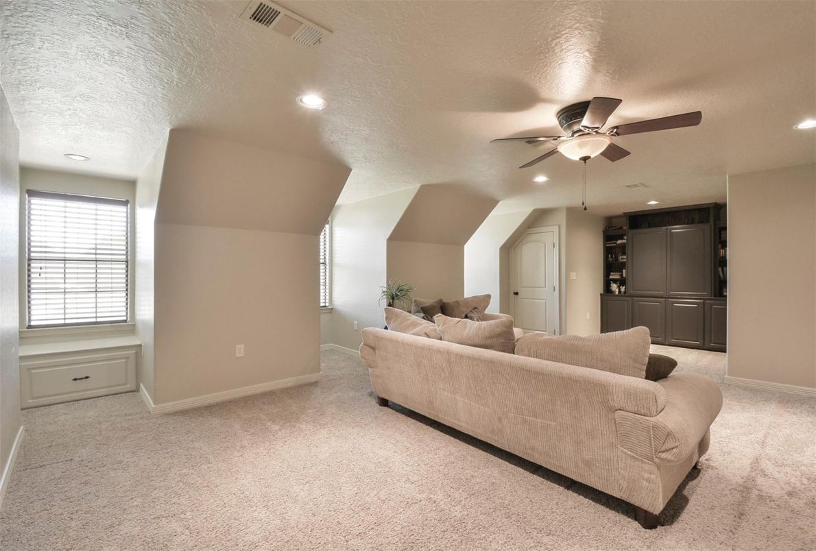 Interior, Living room, Recessed Lighting